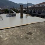 Μόνωση με αφρό πολυουρεθάνης - πολυουρία και κατασκευή βιομηχανικού δαπέδου στην Βόνιτσα